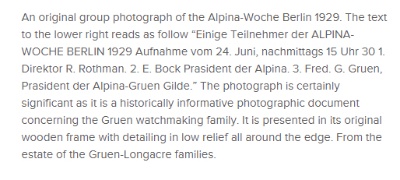 Fred Gruen Alpina Original Photo 12